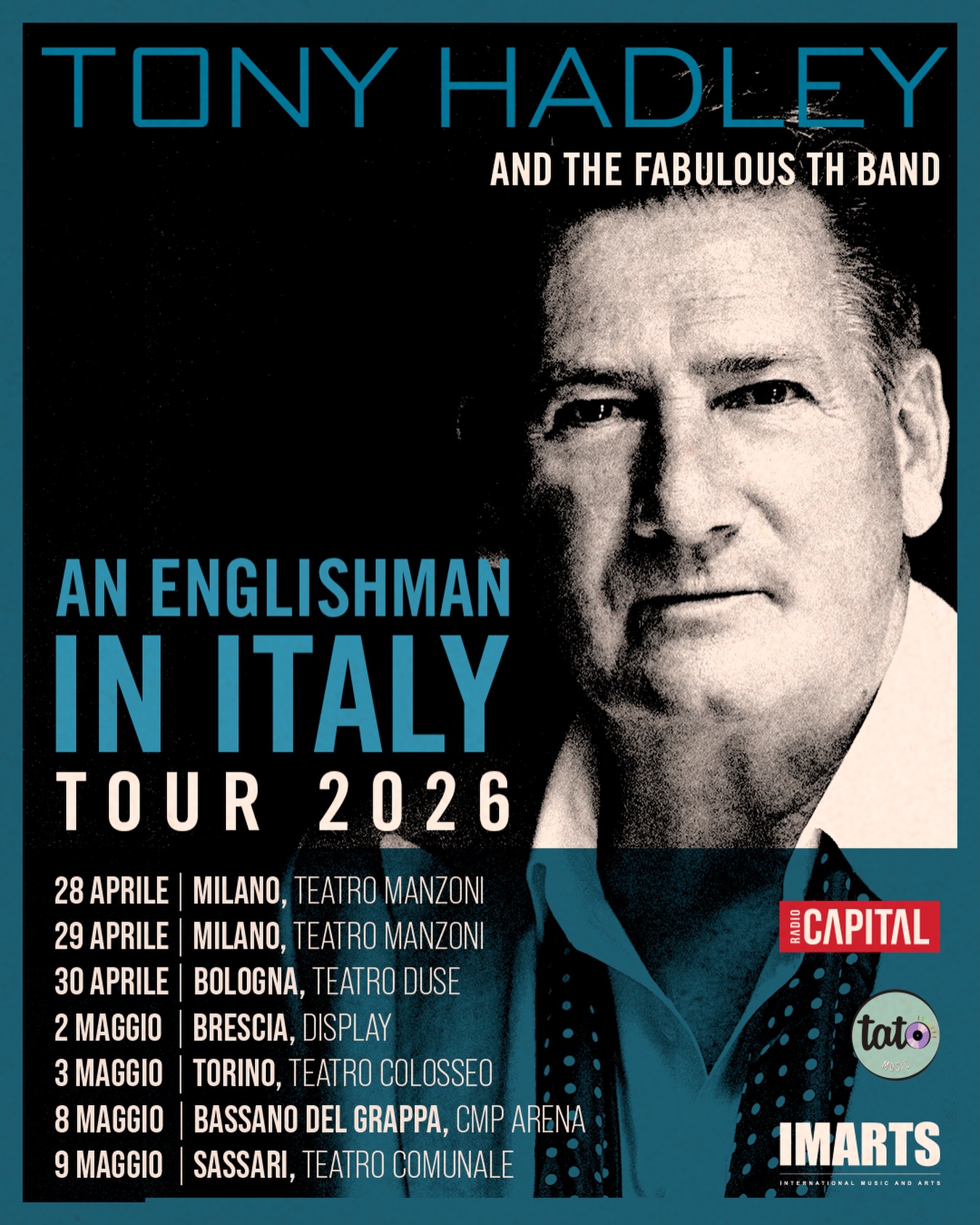 Tony Hadley Tour Poster 2026